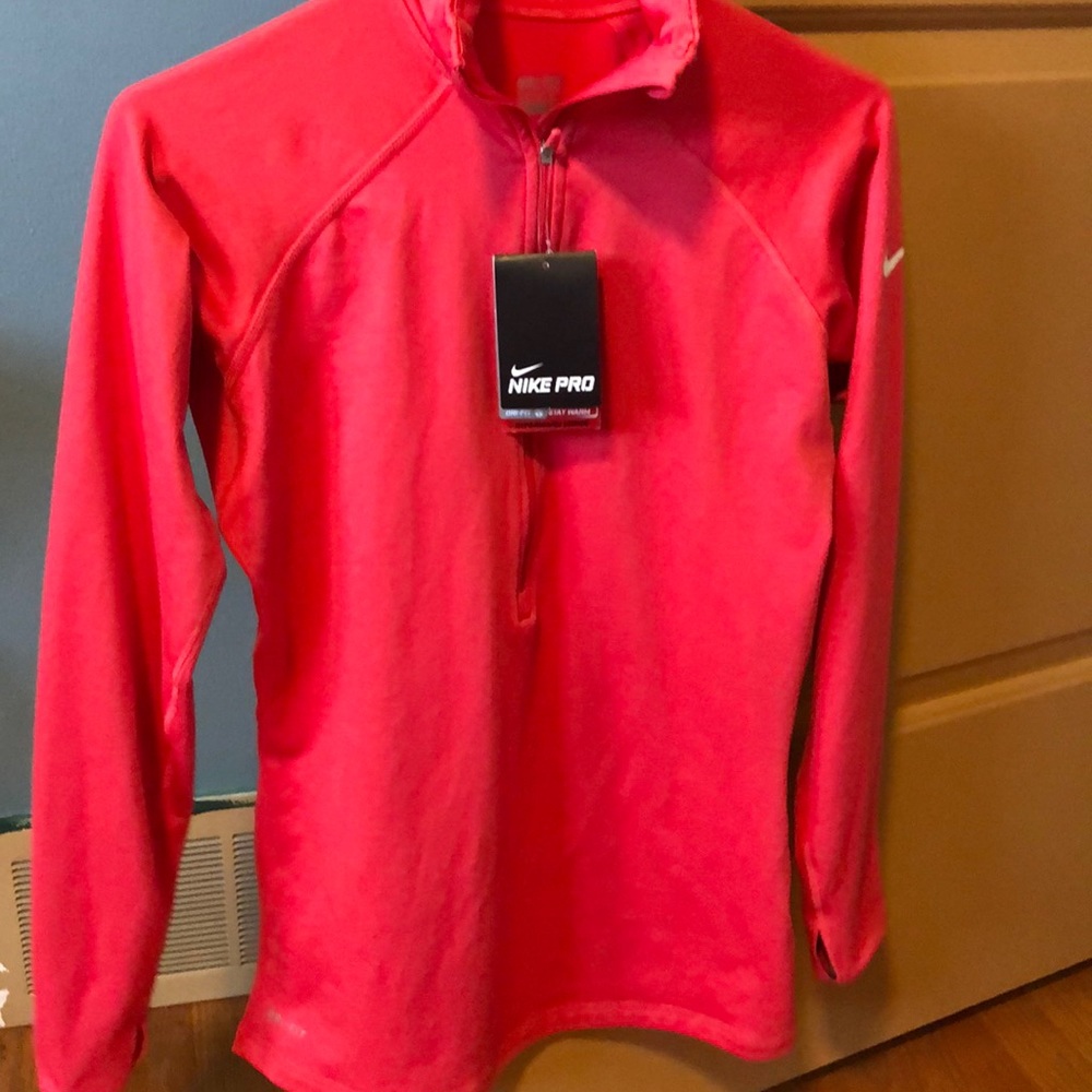 HOT PINK NIKE PRO TRAINING JACKET
